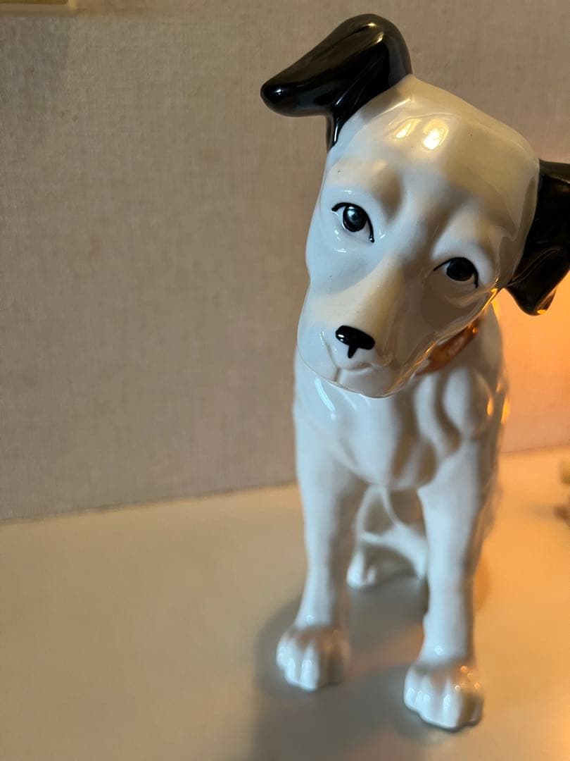 昭和レトロ ビクター犬 ニッパー 陶器 置き物 ヴィンテージ インテリア
