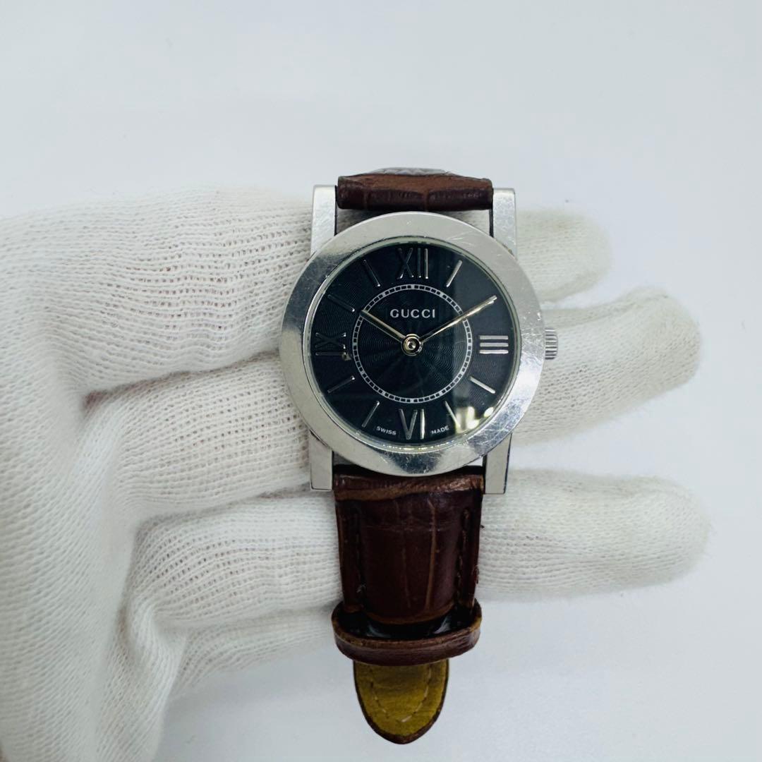 ✨GUCCI✨グッチ✨5200L✨ブラック文字盤✨クォーツ✨ヴィンテージ✨腕時計