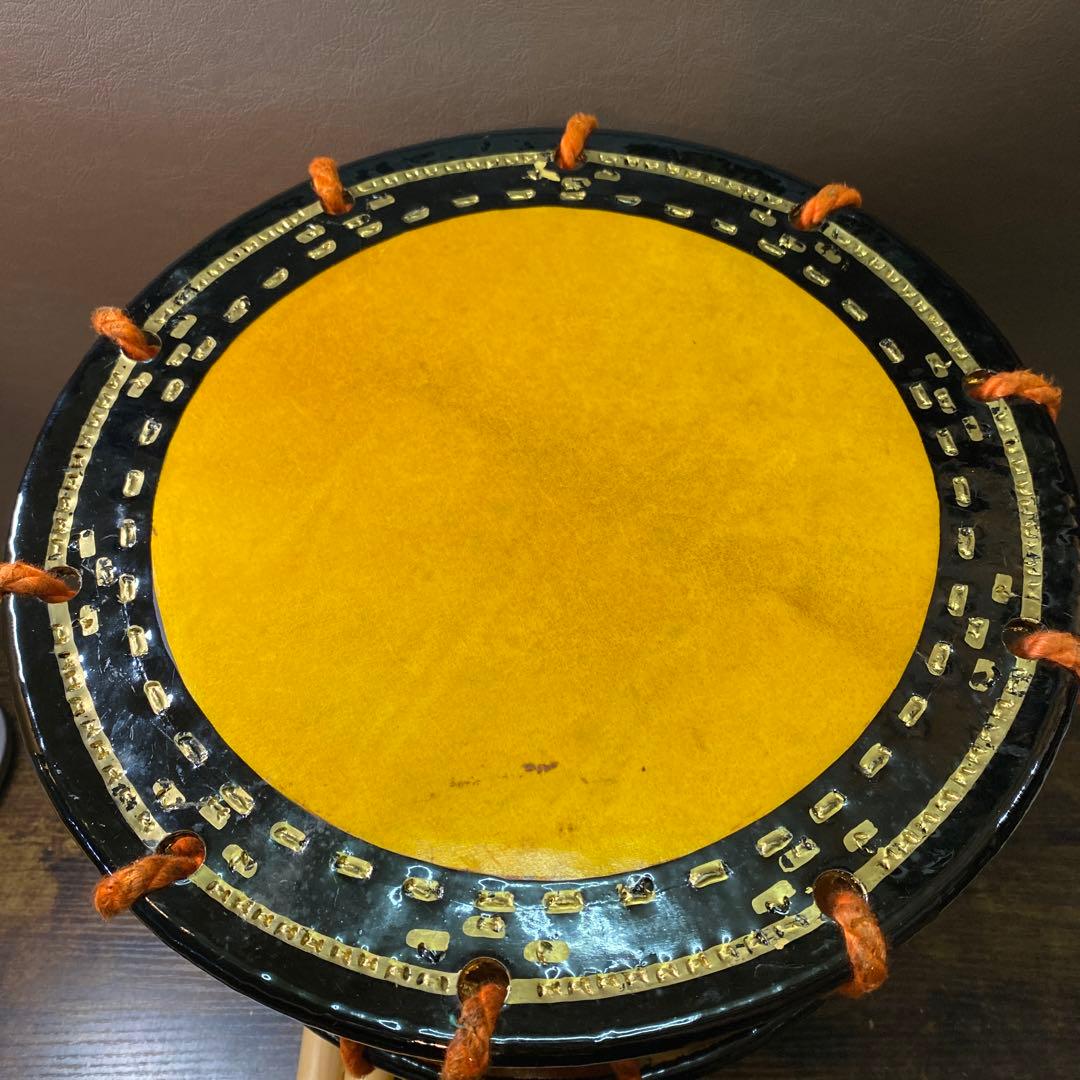 和楽器 小鼓（こつづみ） バチ・台付き