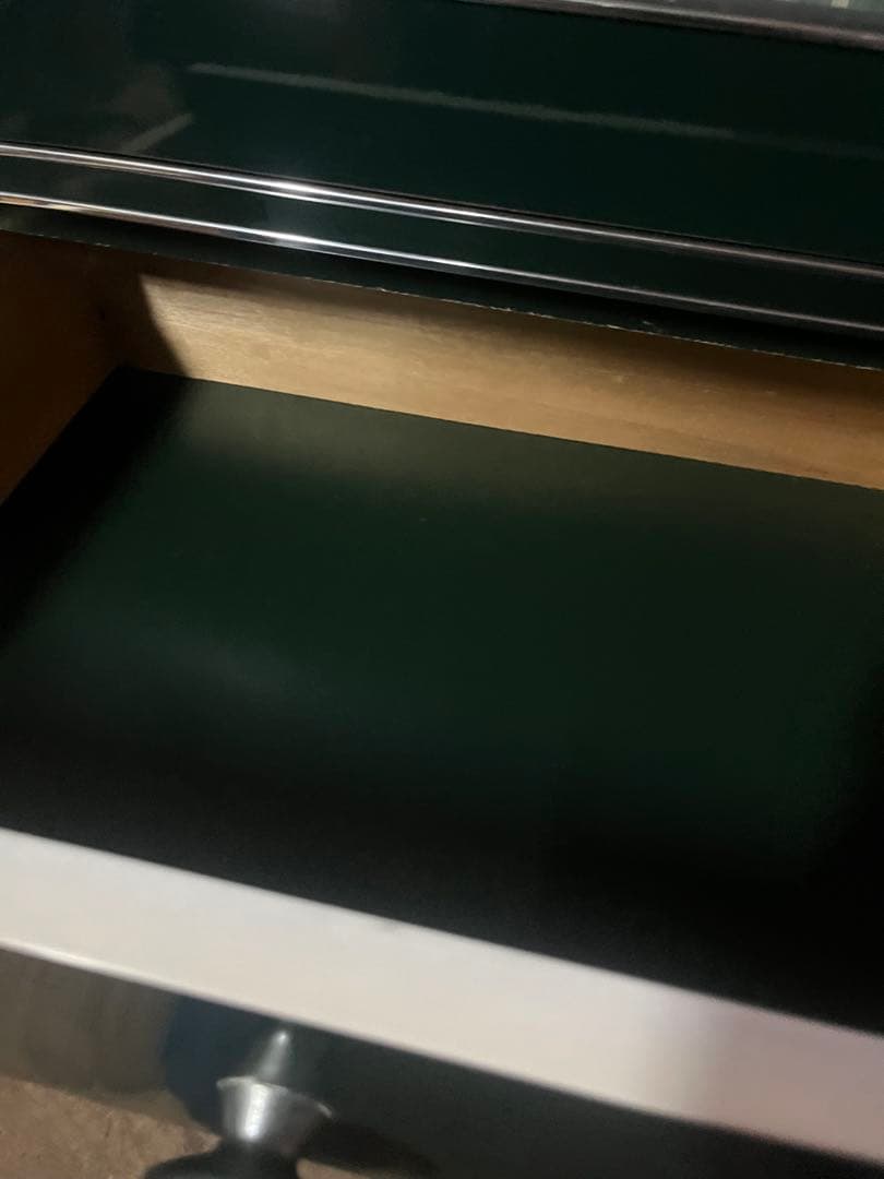 アーチ型 食器棚 レトロポップ 飾り棚 インテリア 昭和レトロ 当時物 緑