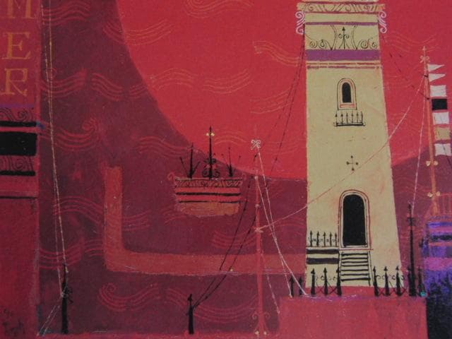 早川義孝、【セプテンバーソング】、希少な大判額装用画集より