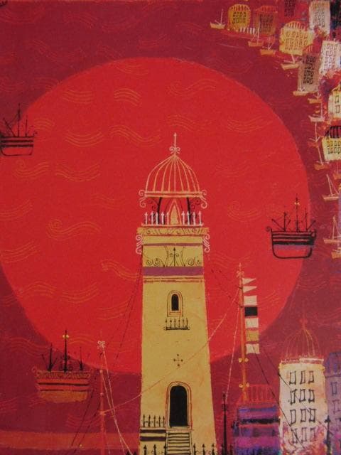 早川義孝、【セプテンバーソング】、希少な大判額装用画集より