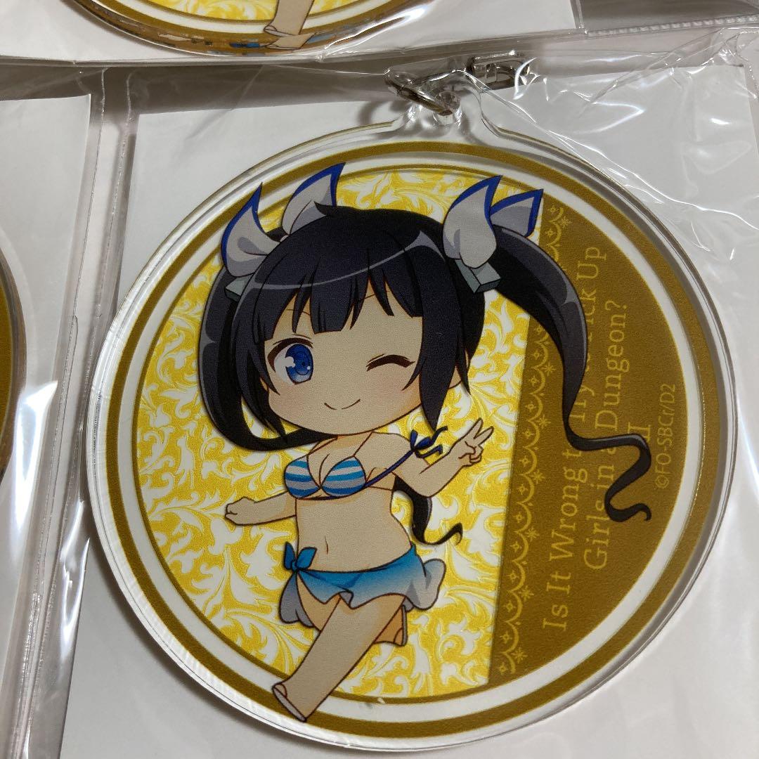 ダンまち アクリルキーホルダー ヘスティア 水着 10個 新品未開封
