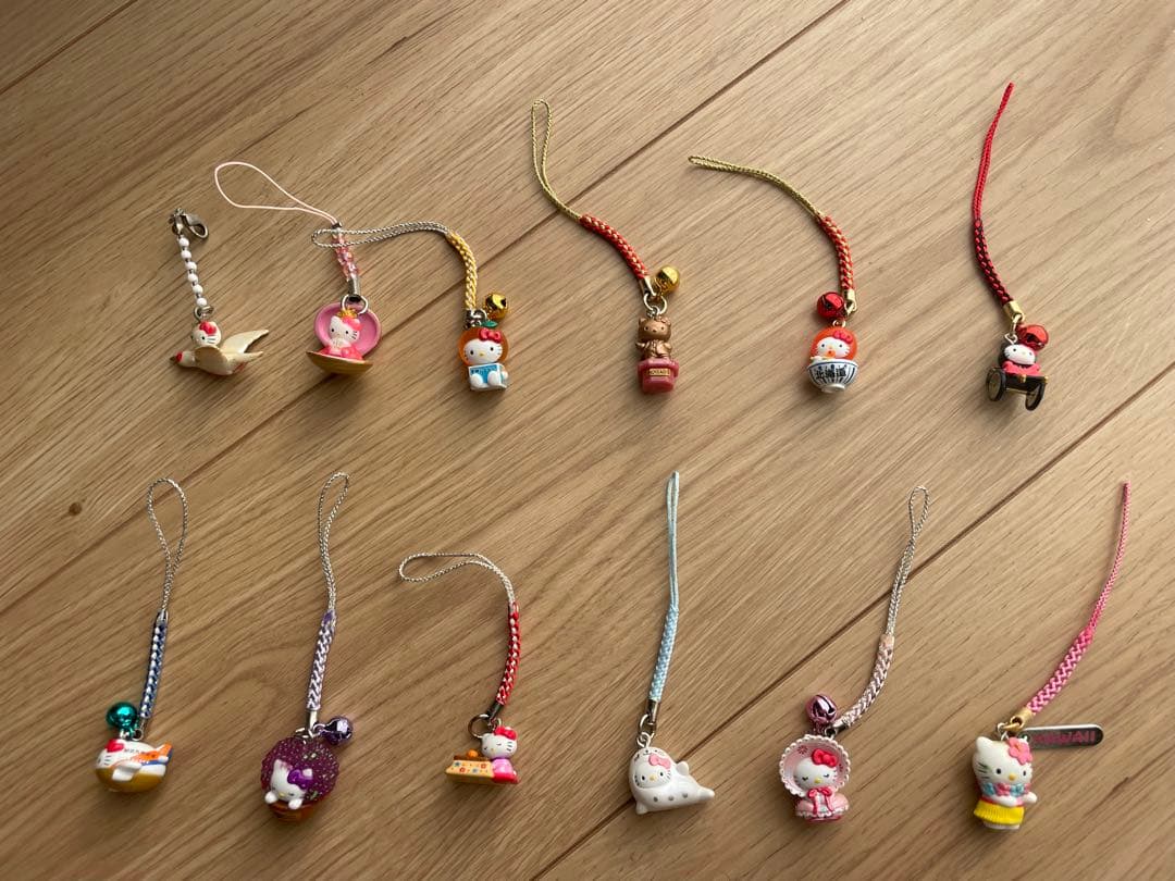 【レア】ご当地キティ　根付け　キーホルダー　ストラップ　41点　大まとめ売り