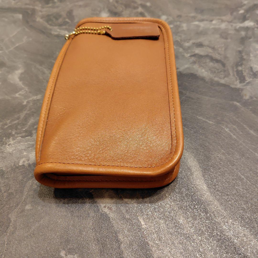 COACH レザー ポーチ ブラウン