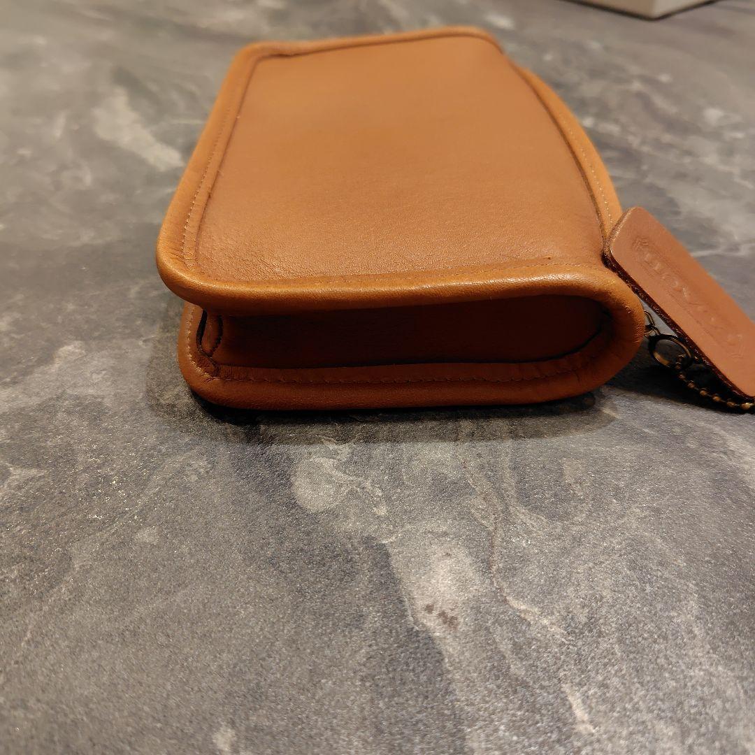 COACH レザー ポーチ ブラウン