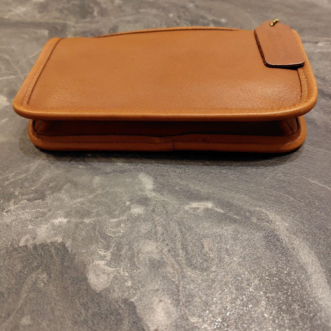 COACH レザー ポーチ ブラウン