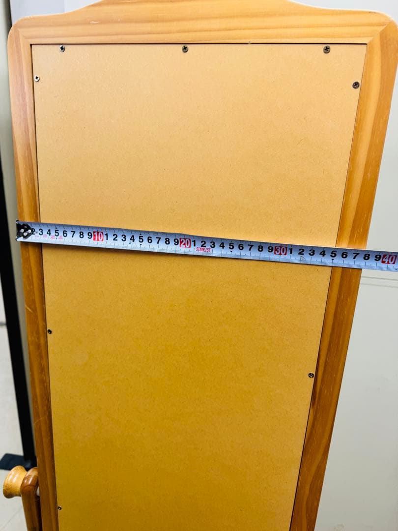 スタンドミラー 昭和レトロ アンティーク ドレッサー用 鏡のみ カガミ 姿見