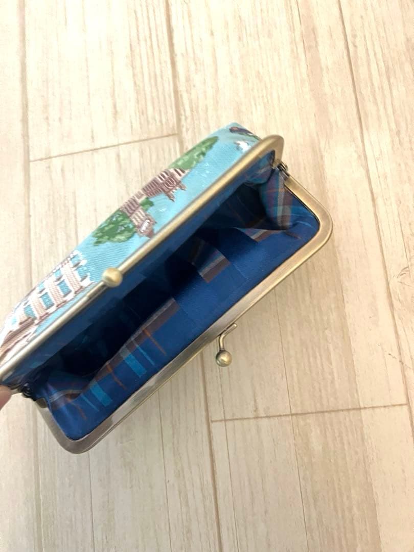 キャスキッドソン　横型がま口メガネケースペンケース　ロンドンシーン　展示