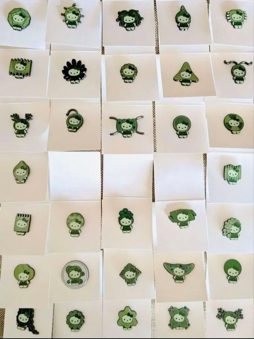 大阪 万博 限定 藻 藻類 キティ ピンバッジ 全32種 コンプリート