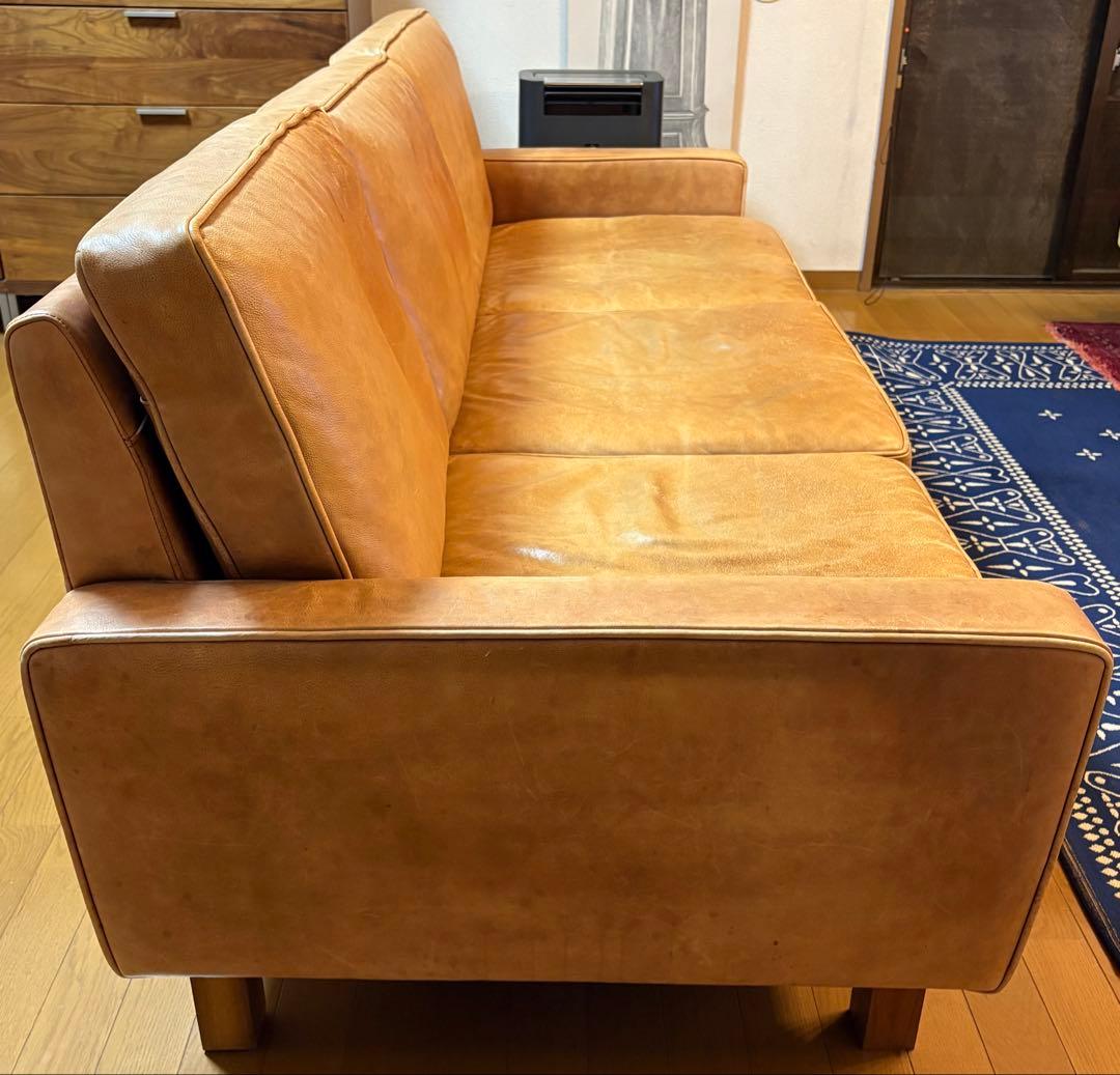 イールドELDブラウンヴィンテージレザー 3人掛けソファアクメファニチャーPFS