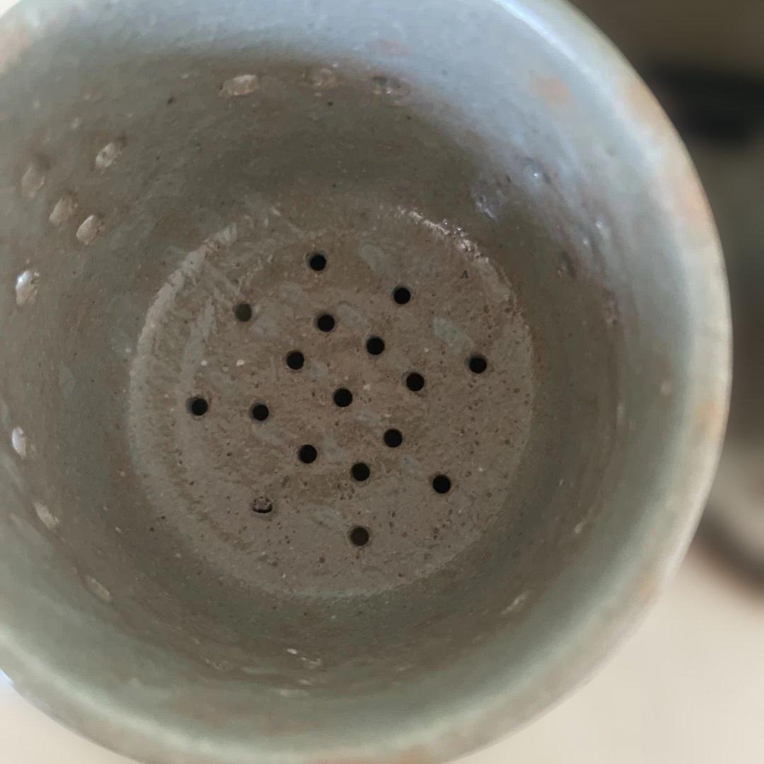 韓国の陶器製お香立て2個セット　ヴィンテージ