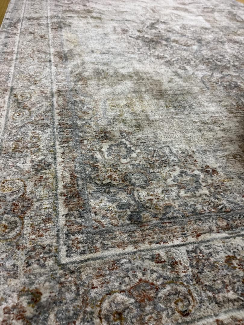 サヤンサヤン ヴィンテージ風 クラシック柄 シャルム ラグマット 1畳