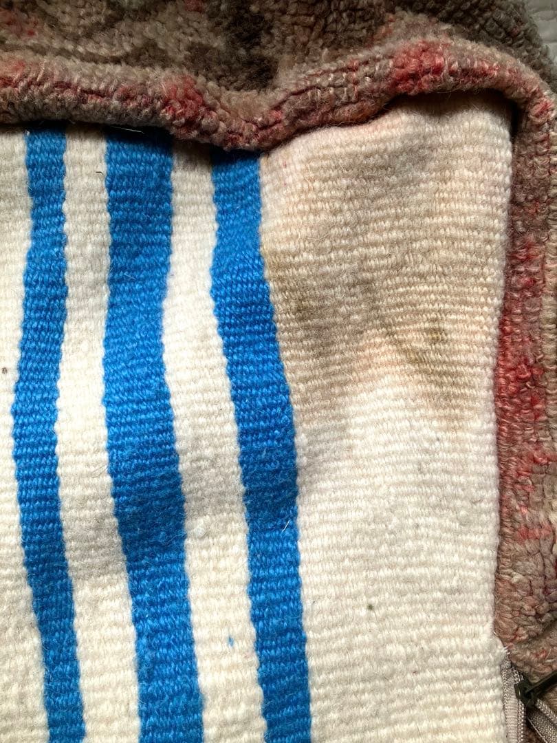 ビンテージ　モロッコ　プフ カバー　クッションカバー　ビンテージラグ