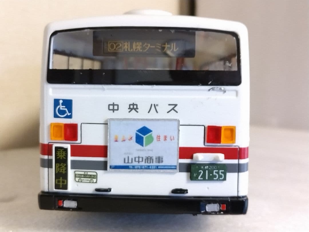 1/32 北海道中央バス(いすゞエルガ)素人組立品 - メルカリ