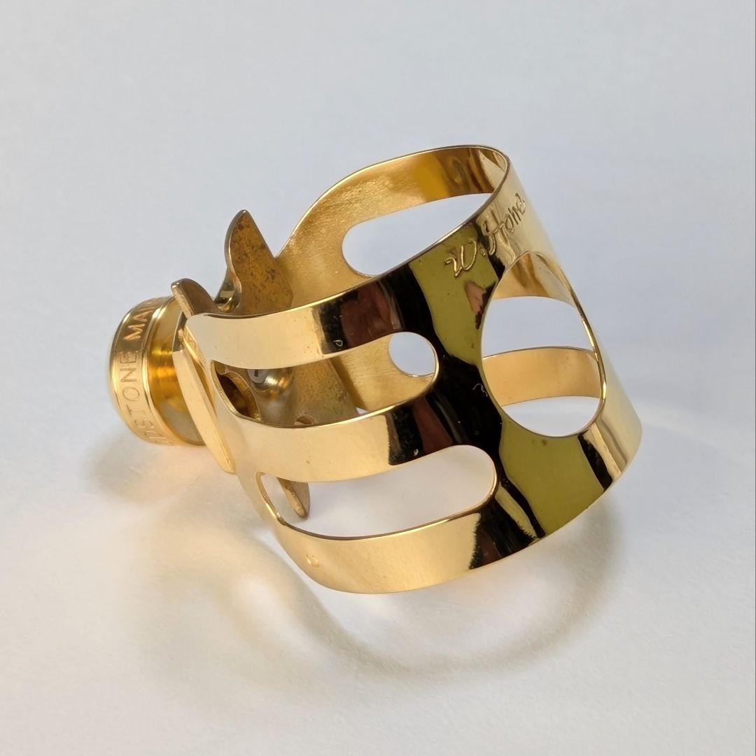 《美品》ウッドストーン アルトサックス リガチャー クラシックモデル GP