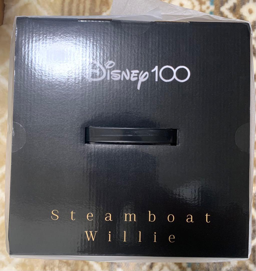 Disney100 happyくじ　ハッピーくじ　蒸気船ウィリーラスト賞輸送箱付