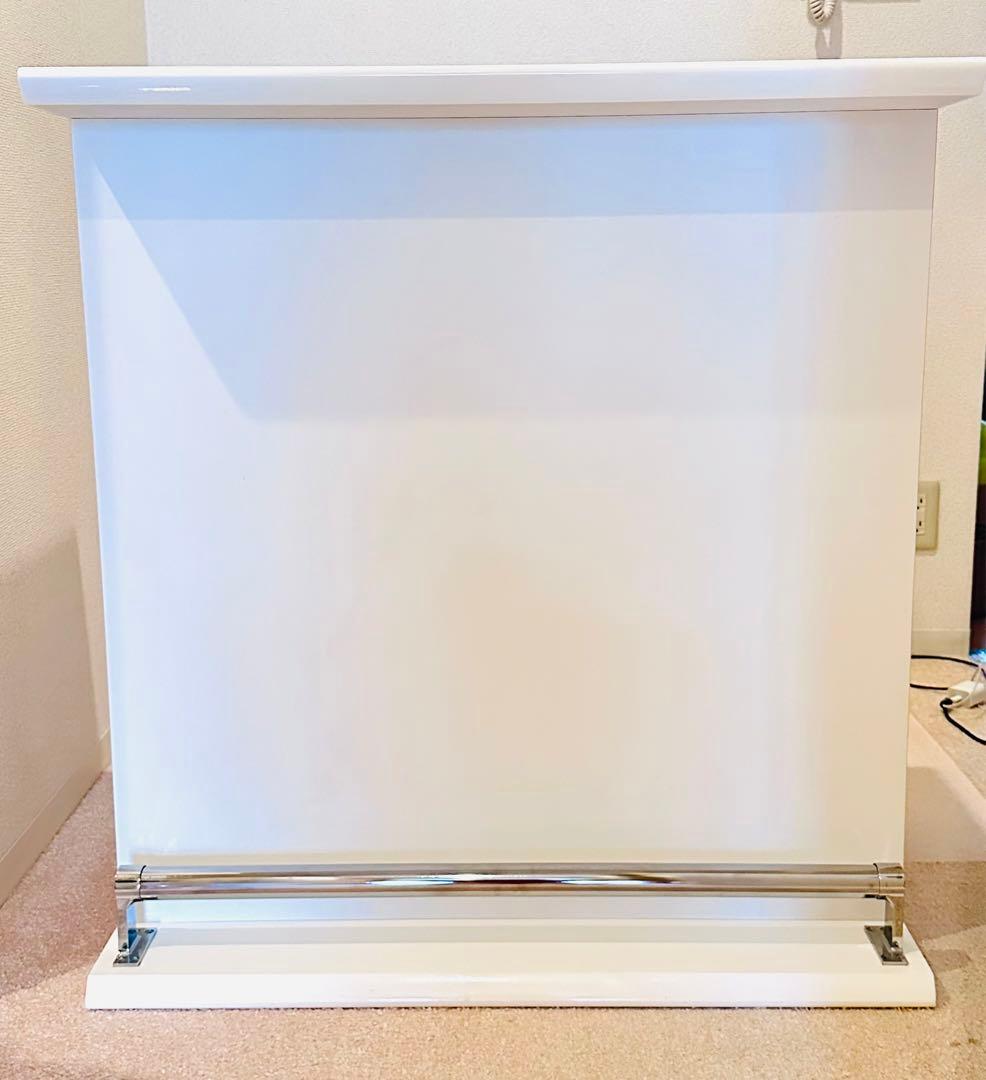 ニトリ　バーカウンター(マルチ2)80 BC WH 収納付き