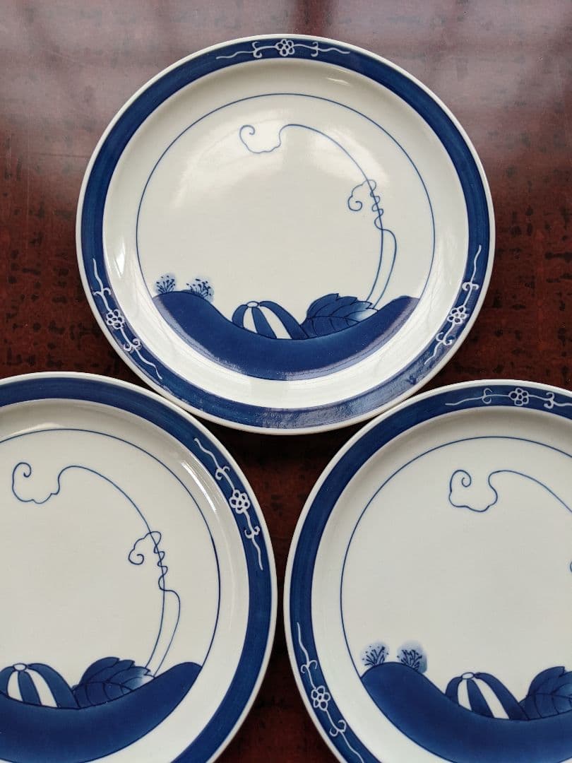 伊万里鍋島焼魯山窯の皿　5枚