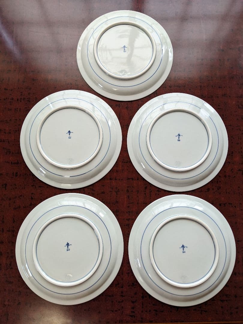 伊万里鍋島焼魯山窯の皿　5枚