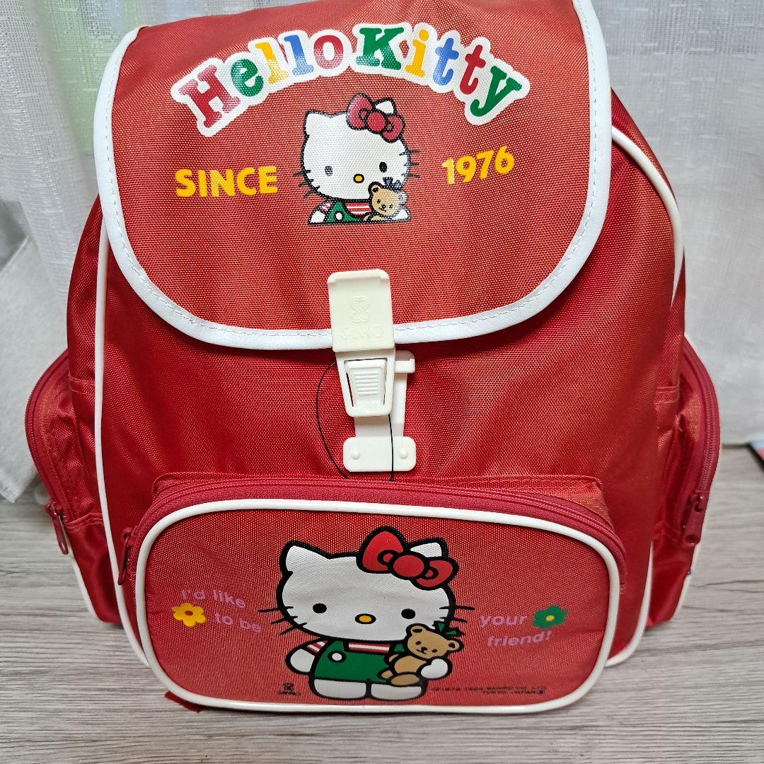 昭和レトロ 当時物 希少 ハローキティリュック - メルカリ