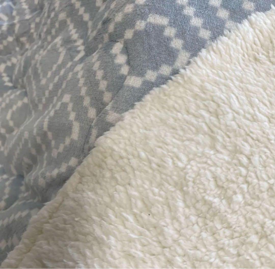 新品 モダンデコ ふわとろ こたつ掛け布団 リバーシブル ホワイト 円形