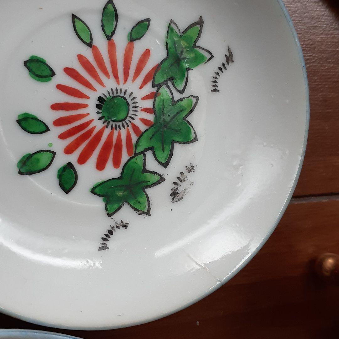 おままごと　お茶道具　射的人形　夢路　ミニチュア　アンティーク　昭和レトロ　雑貨