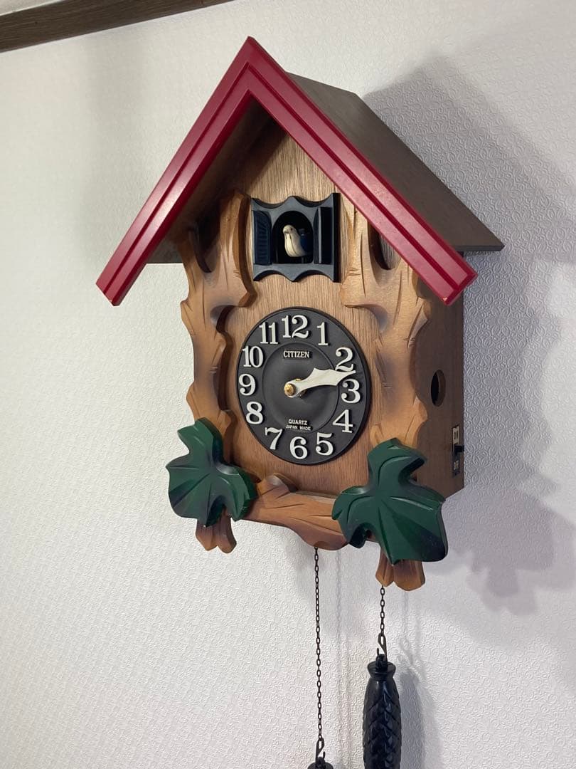CITIZEN クオーツ カッコウ時計 日本製　鳩時計　稼働品