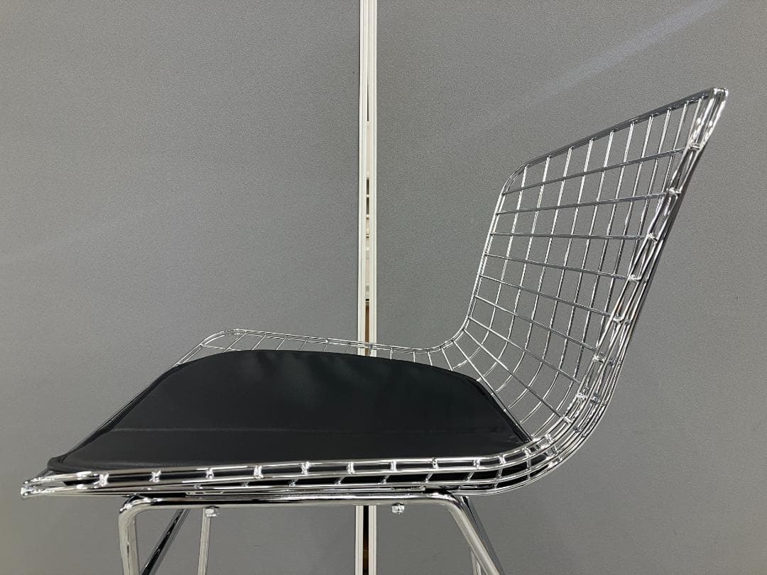 ハイチェア N plus リプロダクト ハリー・ベルトイア シルバー②