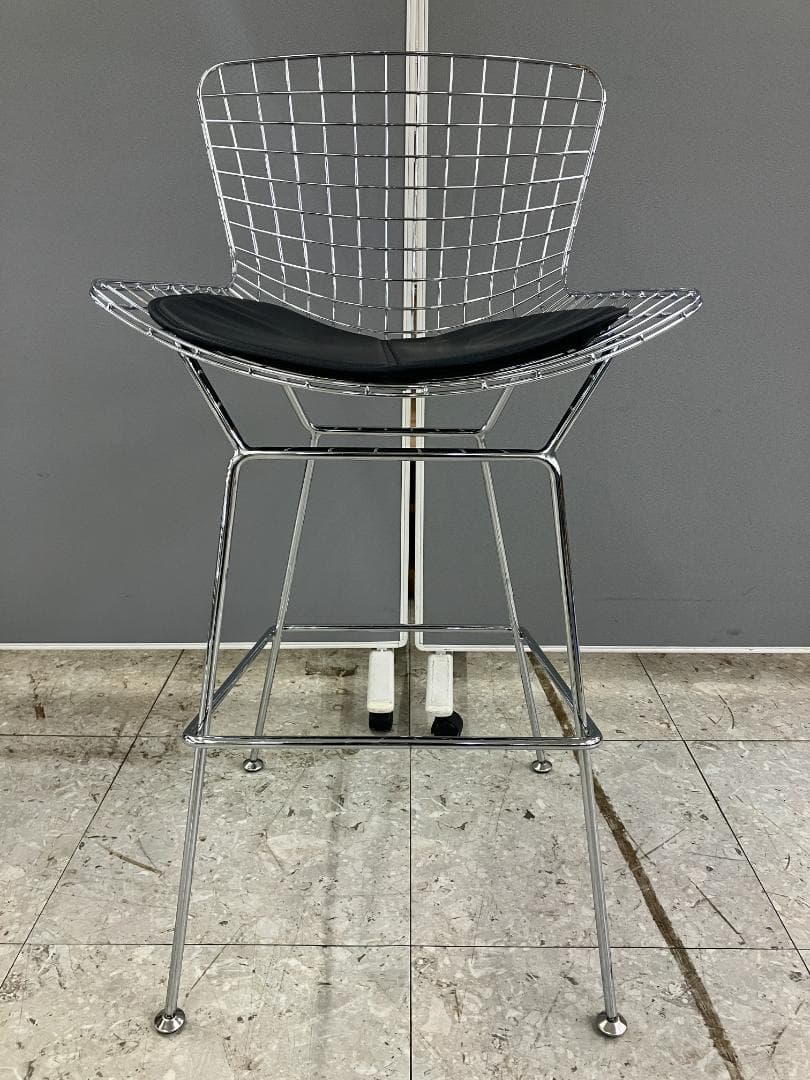 ハイチェア N plus リプロダクト ハリー・ベルトイア シルバー②