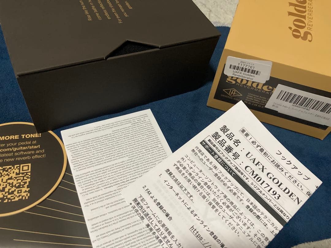 ギター UAFX Golden Reverberator Universal Audio