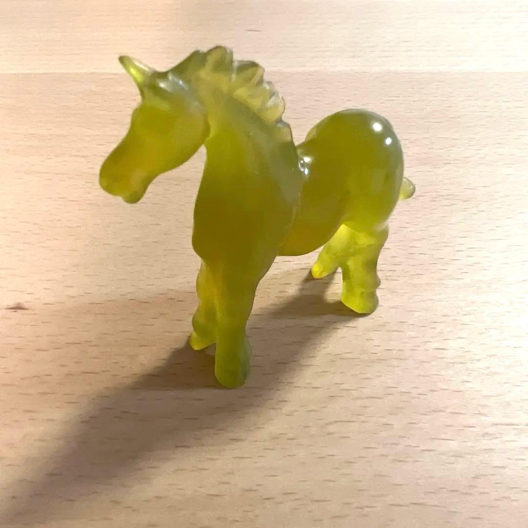 午年・うま・ウマ・馬・置物・ヴィンテージ ・レトロ・アンティーク・黄色・黄色い馬