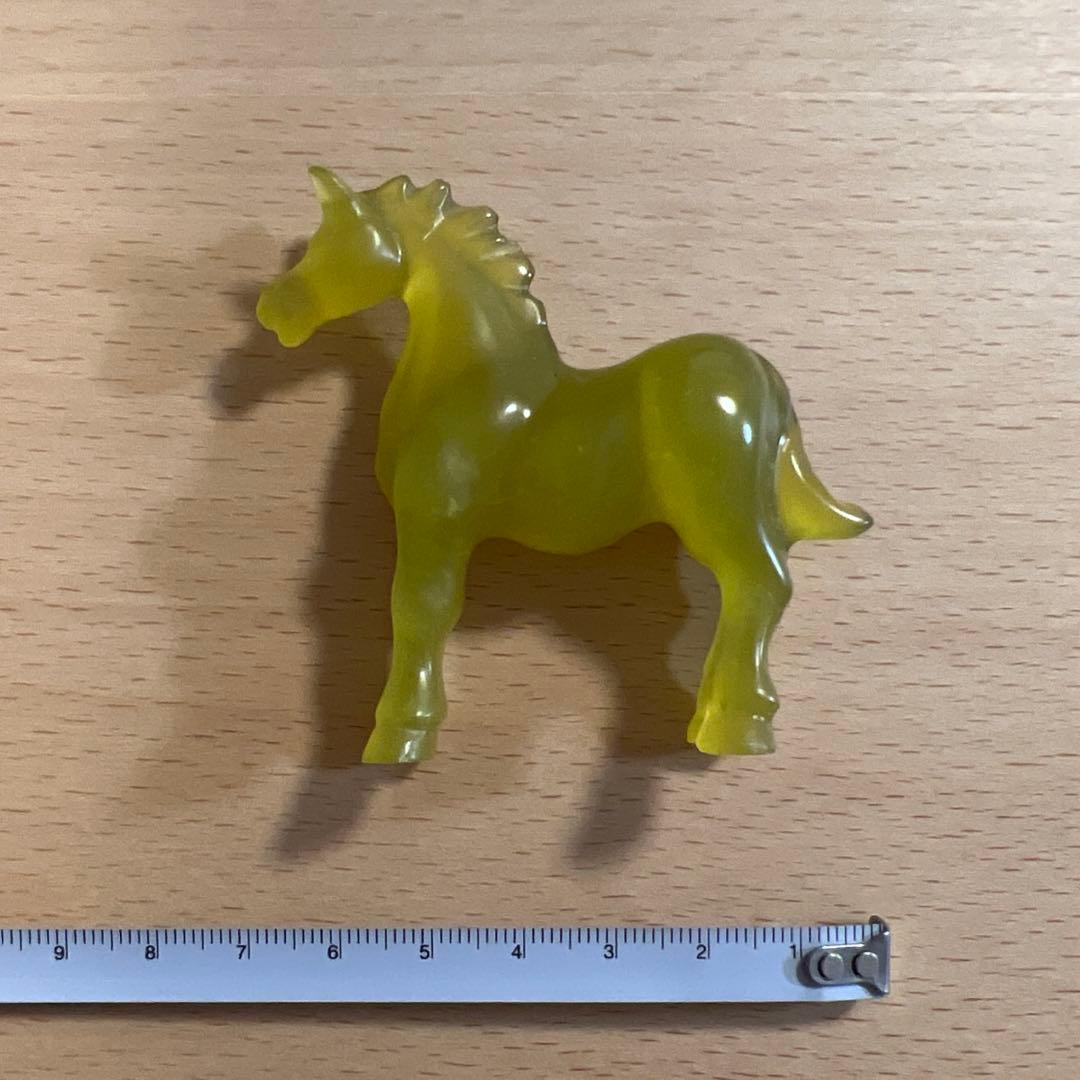 午年・うま・ウマ・馬・置物・ヴィンテージ ・レトロ・アンティーク・黄色・黄色い馬