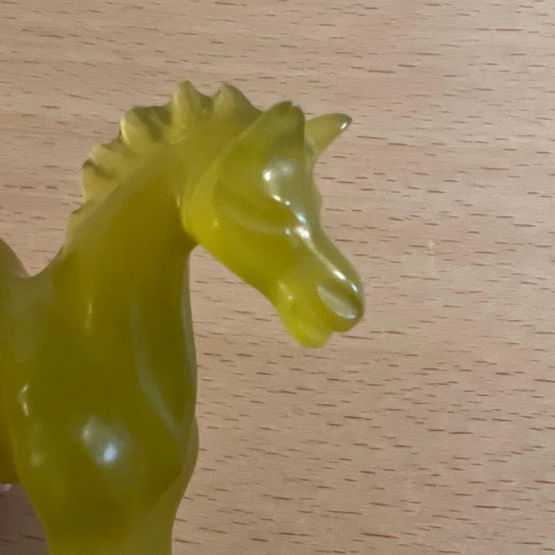 午年・うま・ウマ・馬・置物・ヴィンテージ ・レトロ・アンティーク・黄色・黄色い馬