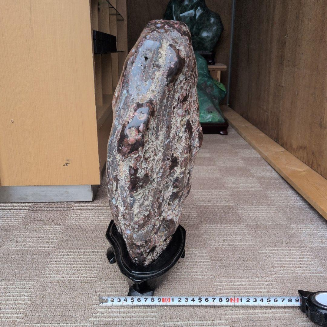 新潟産　梅花石　13キロ　鑑賞石　石 置物　オブジェ　インテリア