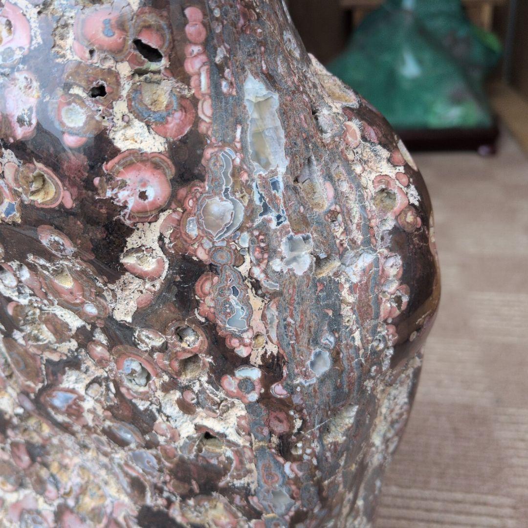 新潟産　梅花石　13キロ　鑑賞石　石 置物　オブジェ　インテリア