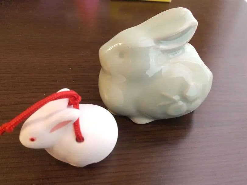 うさぎの置物