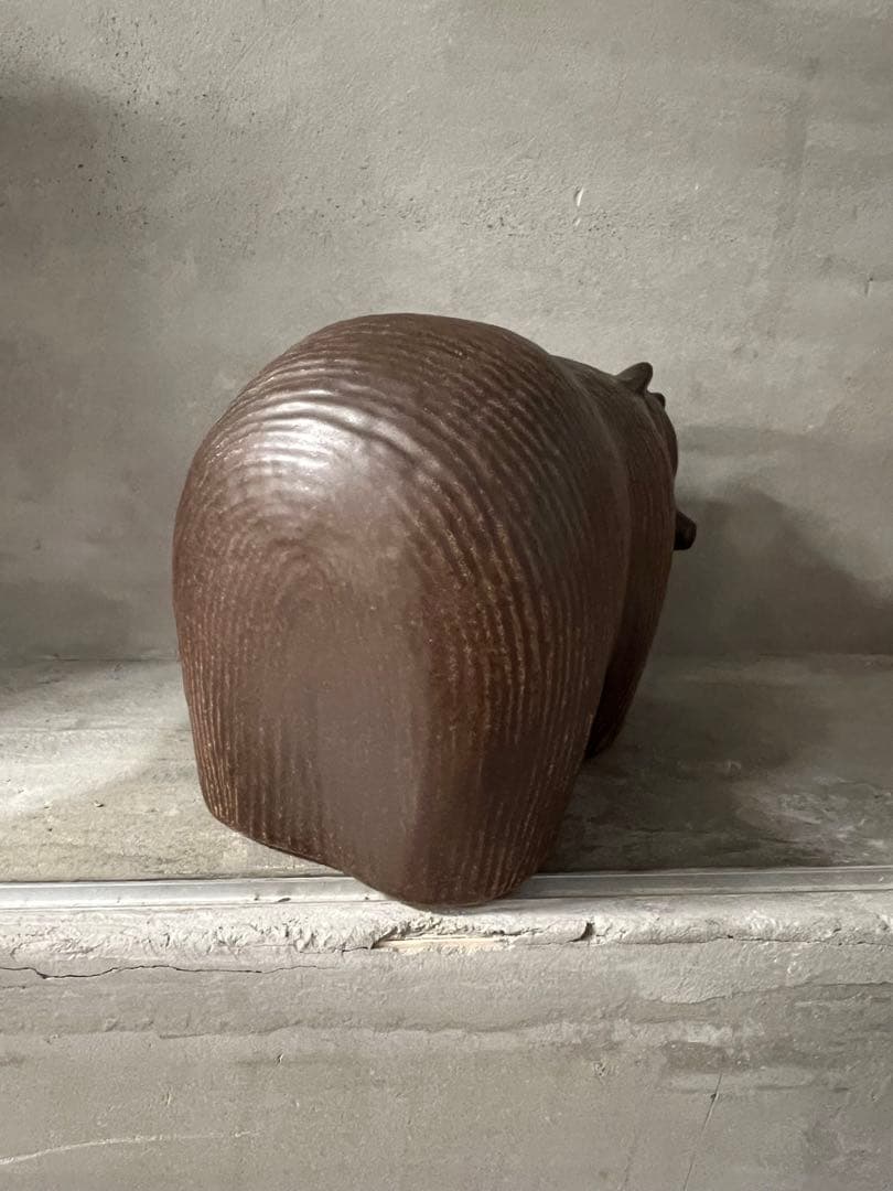 リサラーソン　熊 置物（ミディアム）