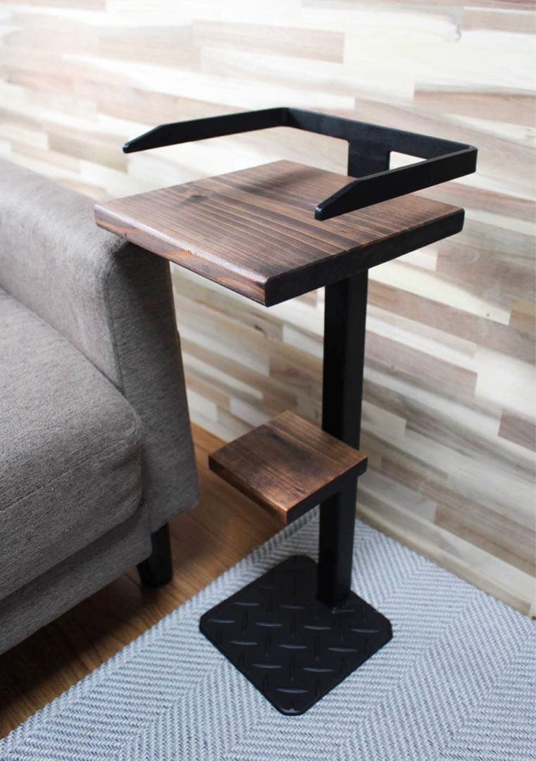 アイアン2段サイドテーブル