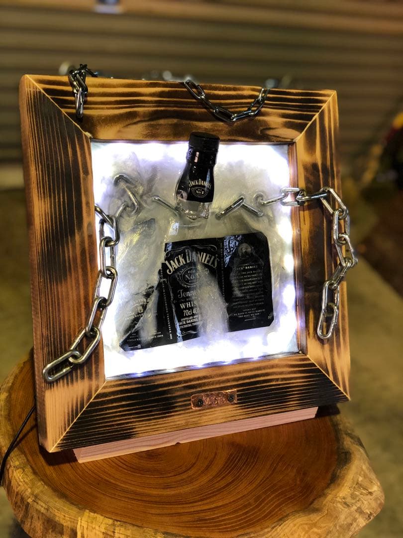 光るクラッシュアート　ジャックダニエル