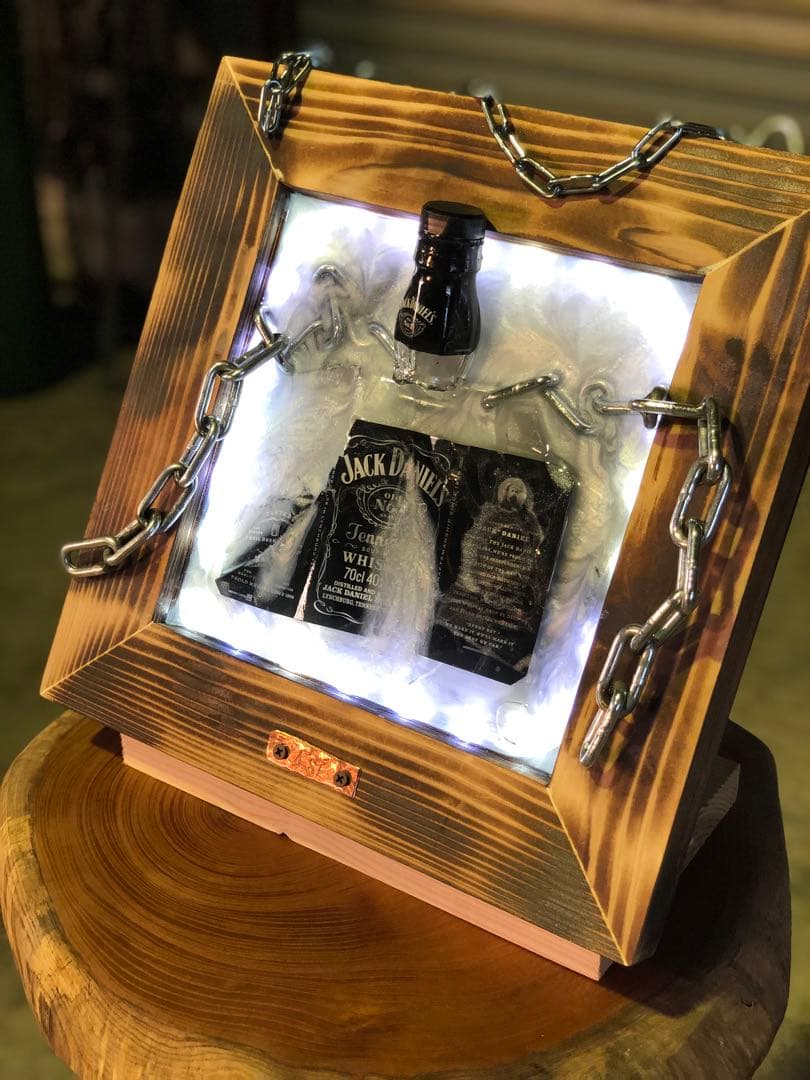 光るクラッシュアート　ジャックダニエル