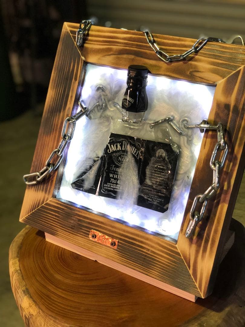 光るクラッシュアート　ジャックダニエル