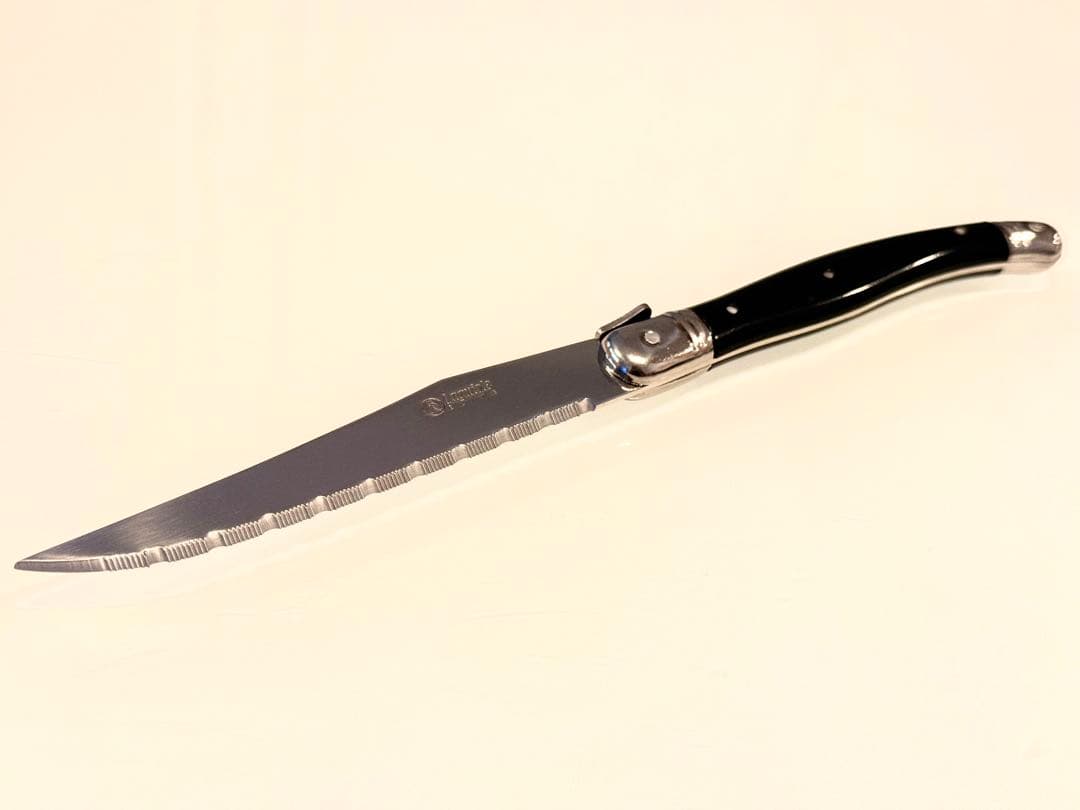 Laguiole elite カトラリーセット 24本入り　ブラック 刻印入り