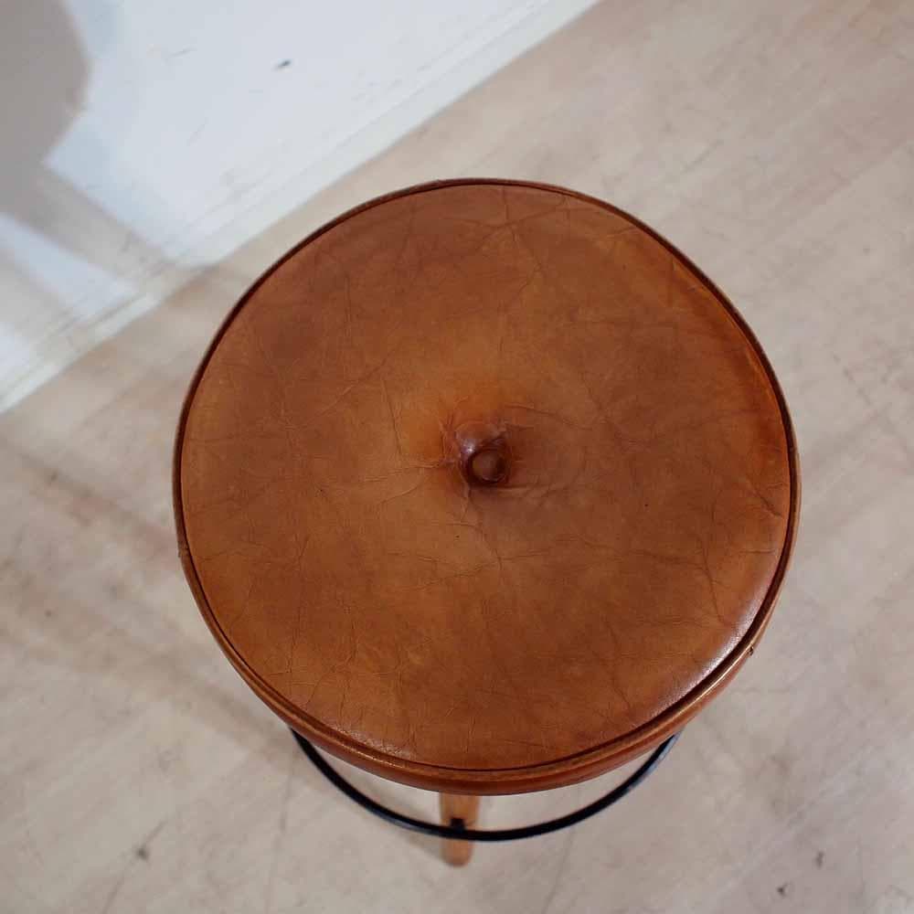 スツール LIFE FURNITURE SF LEATHER STOOL ZR24384