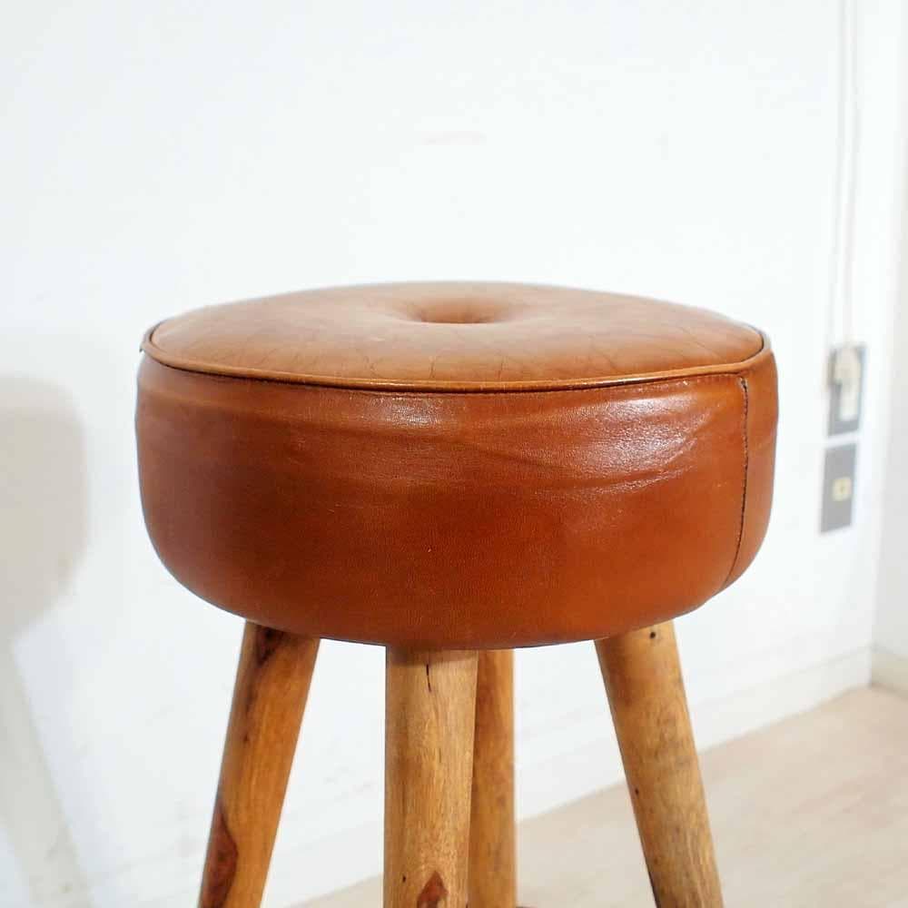 スツール LIFE FURNITURE SF LEATHER STOOL ZR24384
