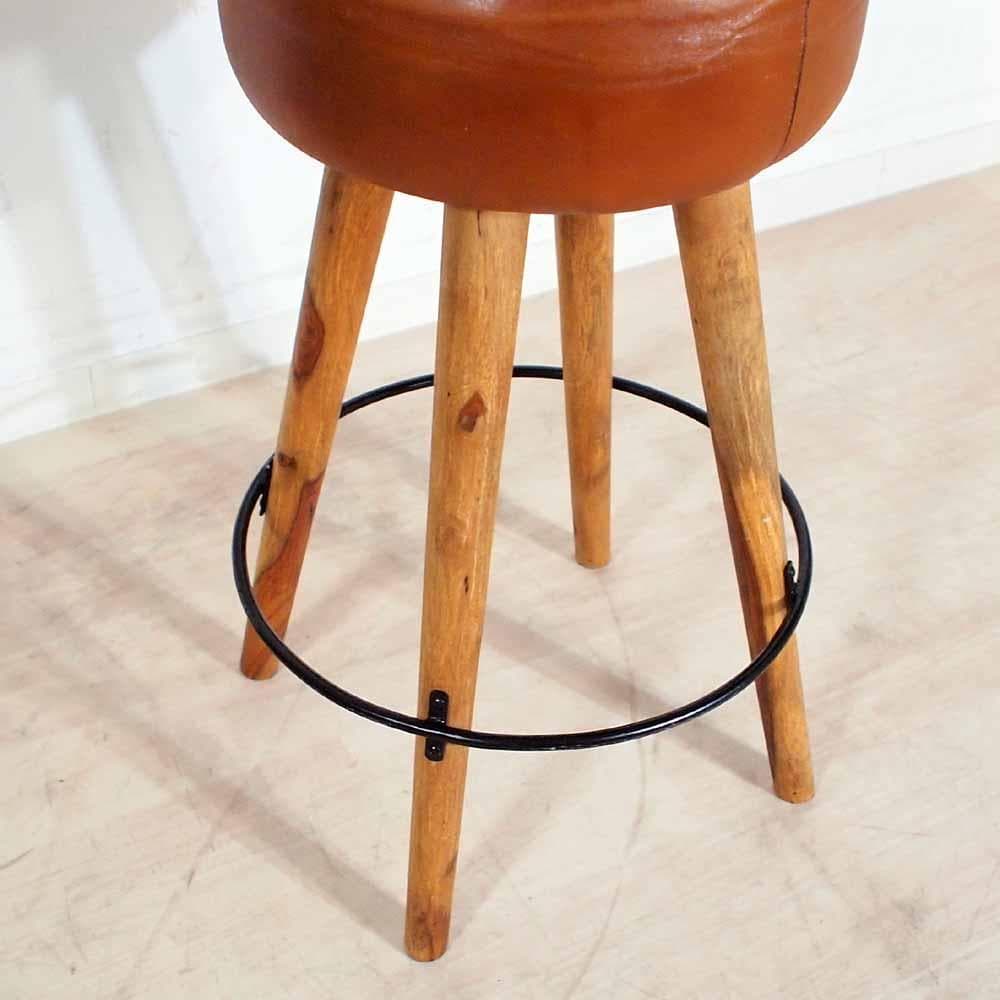 スツール LIFE FURNITURE SF LEATHER STOOL ZR24384