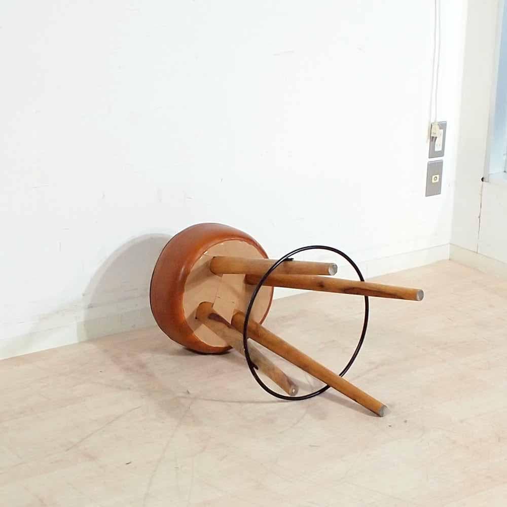 スツール LIFE FURNITURE SF LEATHER STOOL ZR24384