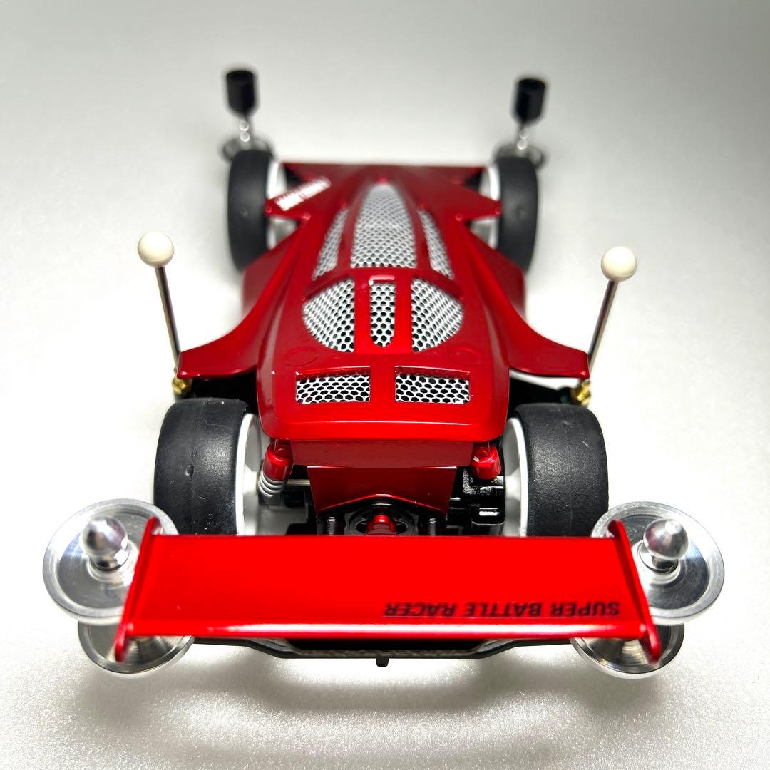 ミニ四駆　ビッグバンゴースト　タミヤ　肉抜　塗装　キャンディ　改造　スーパー1