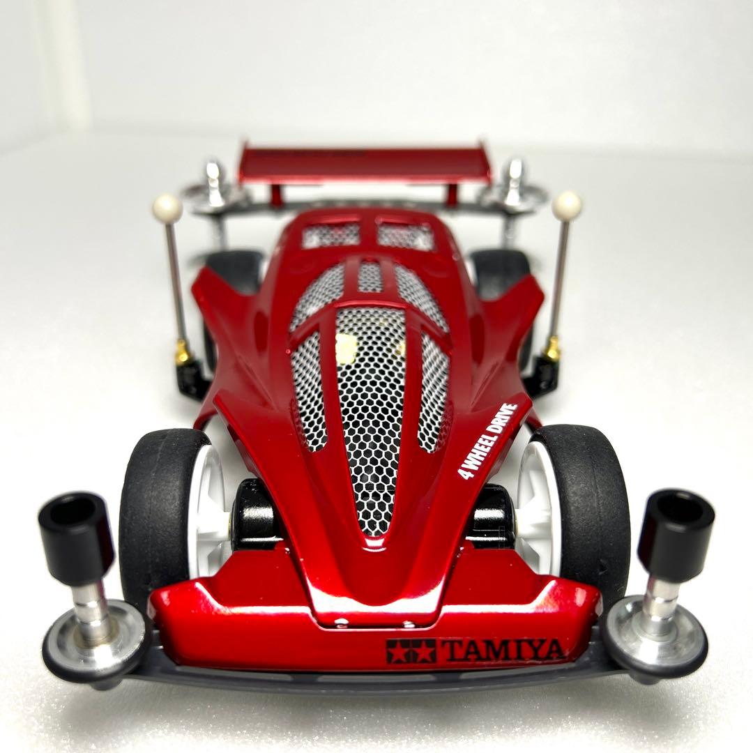 ミニ四駆　ビッグバンゴースト　タミヤ　肉抜　塗装　キャンディ　改造　スーパー1