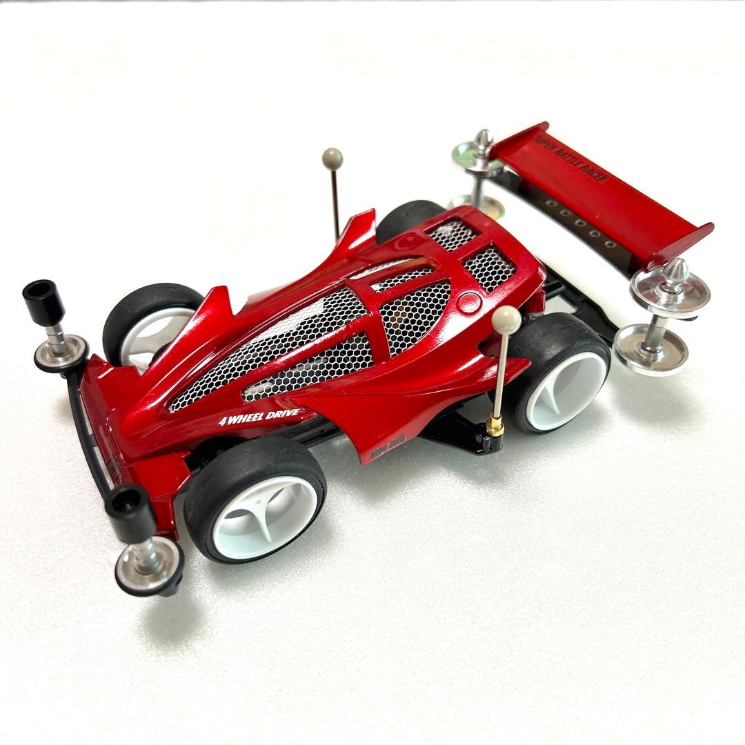 ミニ四駆　ビッグバンゴースト　タミヤ　肉抜　塗装　キャンディ　改造　スーパー1